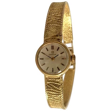 vintage omega ladies gold watch